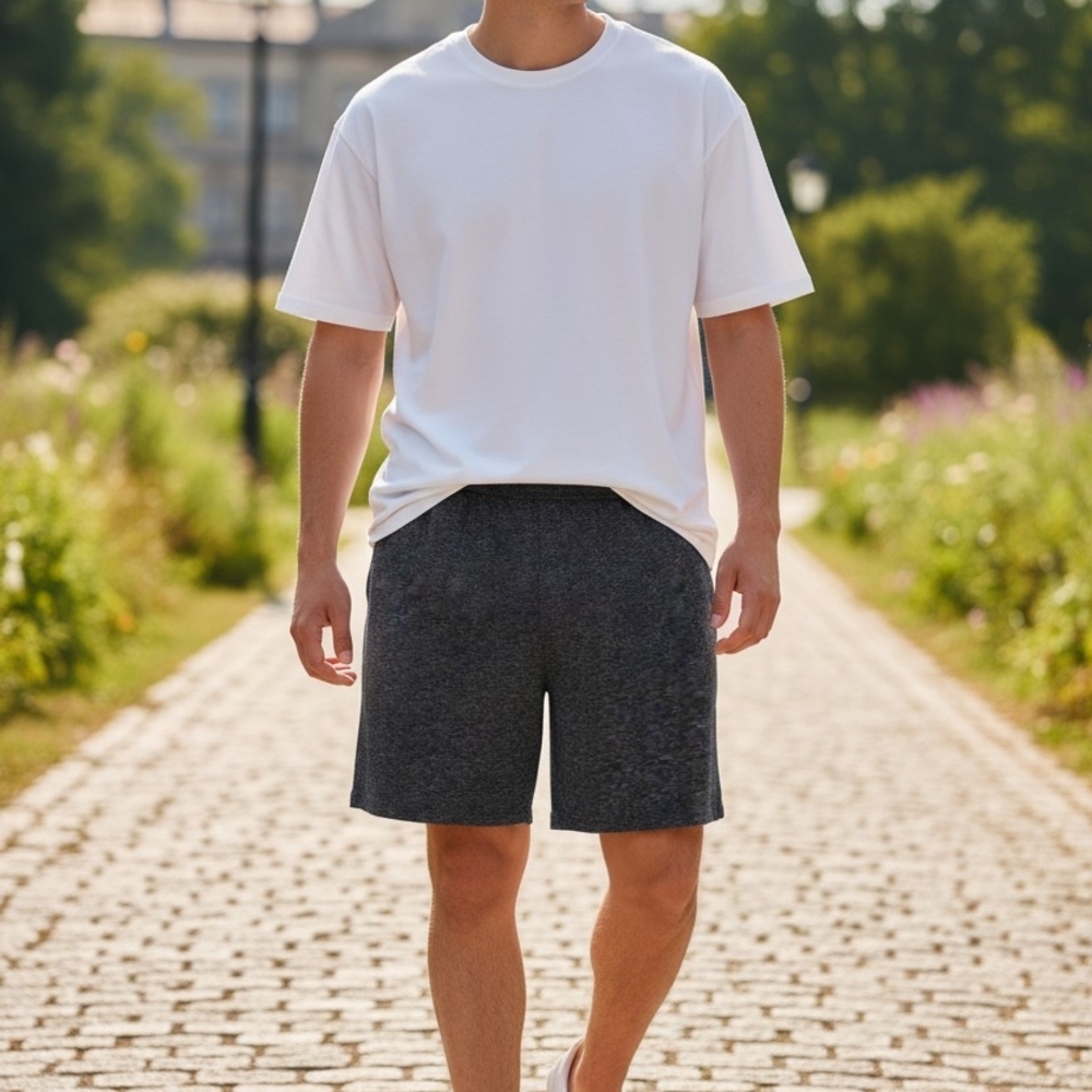 Chubbies Heathered Charcoal Gray Athletic Shorts